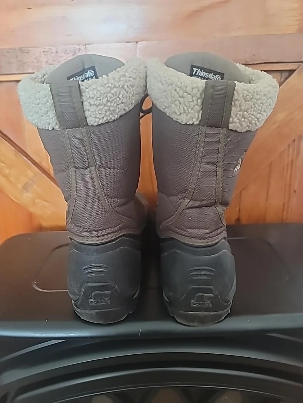 Sorel cozy faux